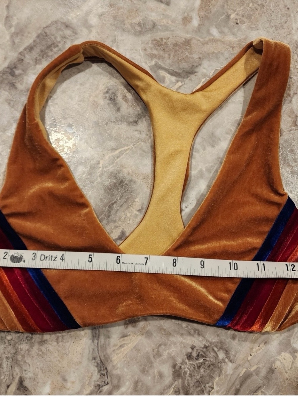 Aviator Nation Rainbow-Strip Triangle Bikini - Women Swim - Picture 7 of 12